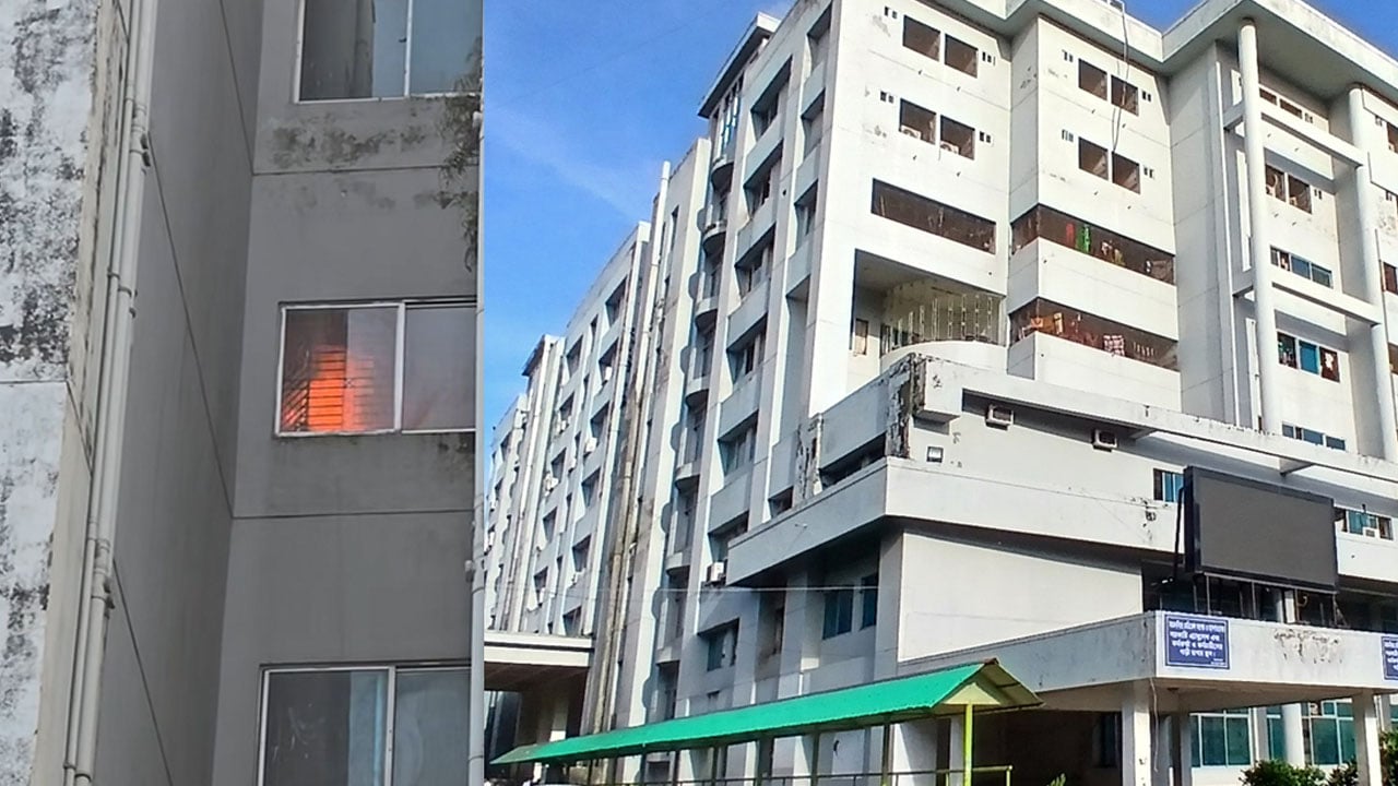 মমেক হাসপাতালের শিশু ওয়ার্ডে আগুন, বড় দুর্ঘটনা থেকে রক্ষা