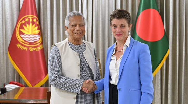 প্রধান উপদেষ্টার সঙ্গে জাতিসংঘের আবাসিক সমন্বয়কারীর বিদায়ী সাক্ষাৎ