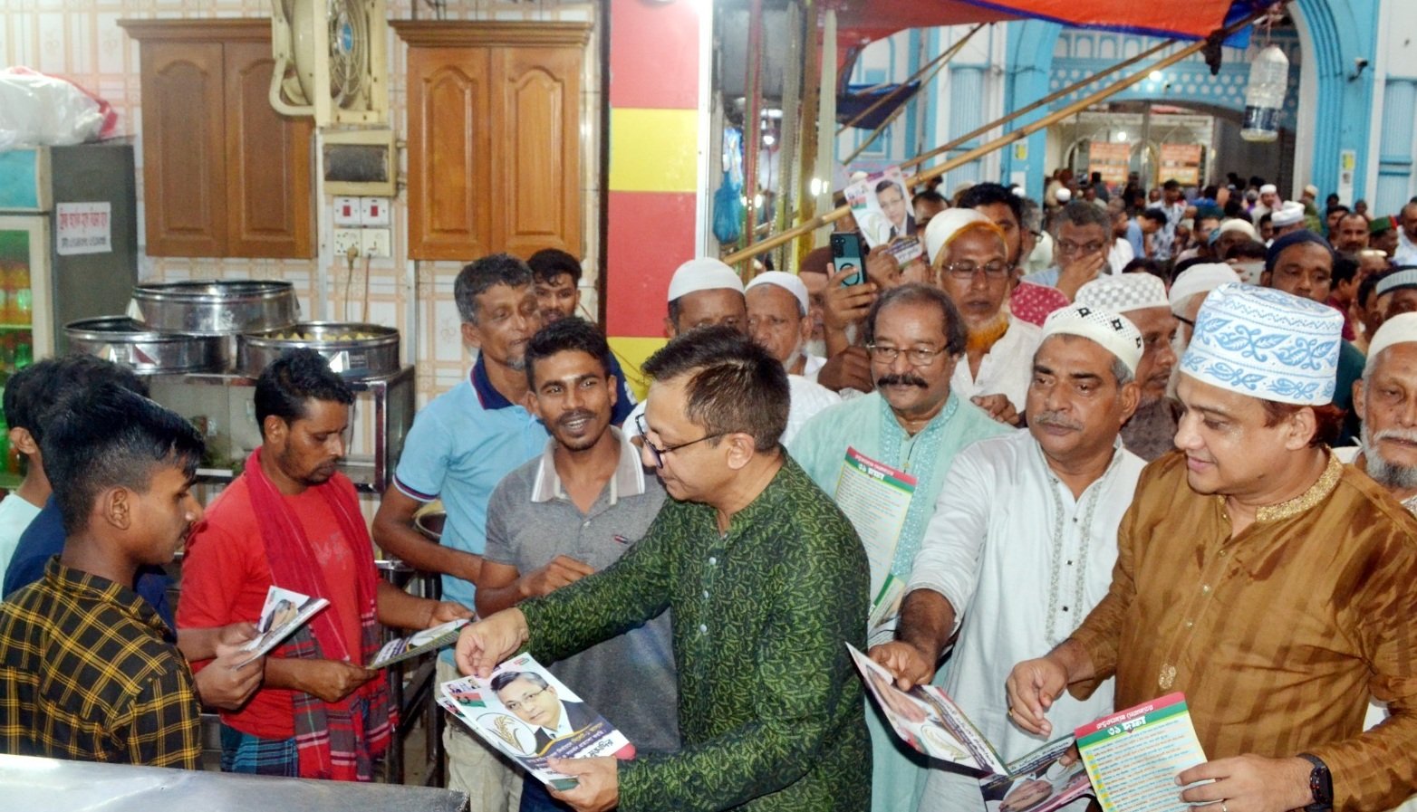 সিলেটে ধানের শীষের প্রচারণা শুরু করলেন মুক্তাদির