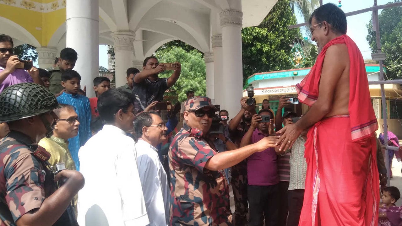 সীমান্ত এলাকায় পূজা উদযাপনে কোনো হুমকি নেই