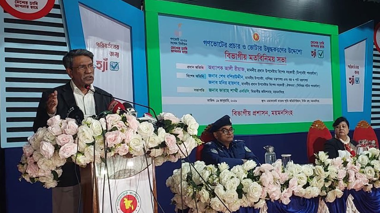 ‘হ্যাঁ’র পক্ষে প্রচার চালানো সরকারি কর্মচারীদের নৈতিক দায়িত্ব: আলী রীয়াজ