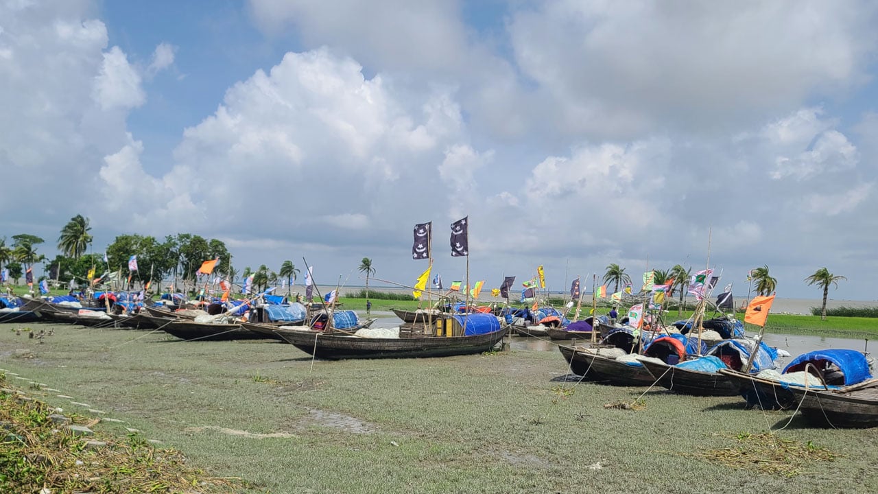 ভরা মৌসুমেও মিলছে না ইলিশ