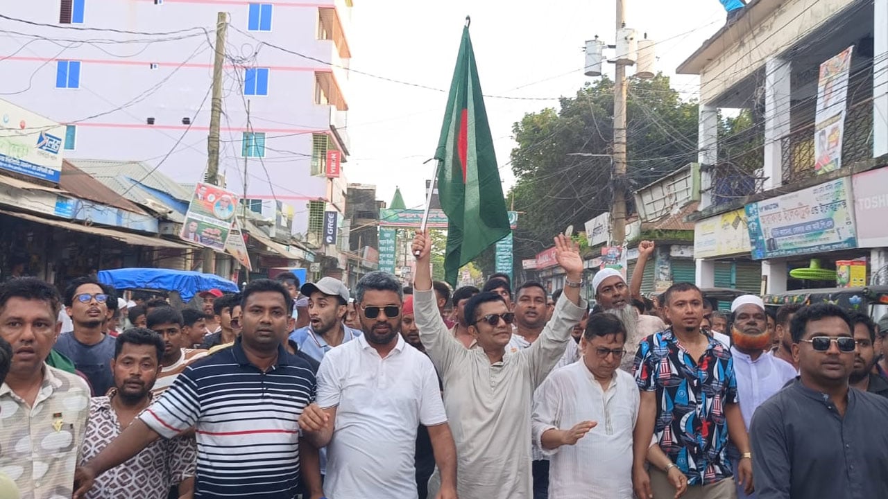 নবীনগরে বিএনপির আনন্দ মিছিল