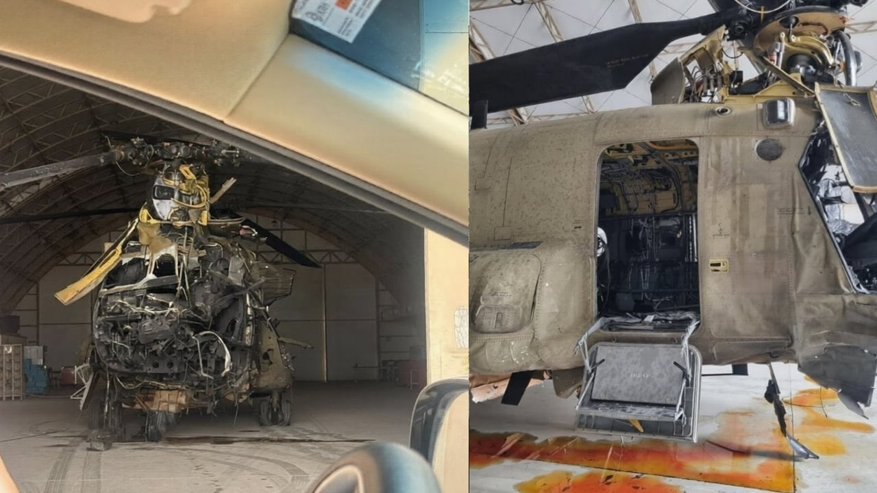 মার্কিন-ইসরাইলি বাহিনীর ‘অন্ধকার দিন’, চিনুক হেলিকপ্টার ক্ষতিগ্রস্ত