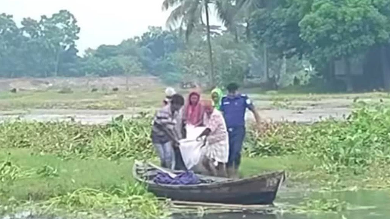 মেঘনা নদী থেকে অজ্ঞাত নারীর লাশ উদ্ধার