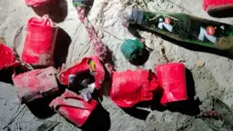 পুরাতন বাণিজ্যমেলা মাঠে বিপুল পরিমাণ ককটেল, ঘিরে রেখেছে এসআরবি 