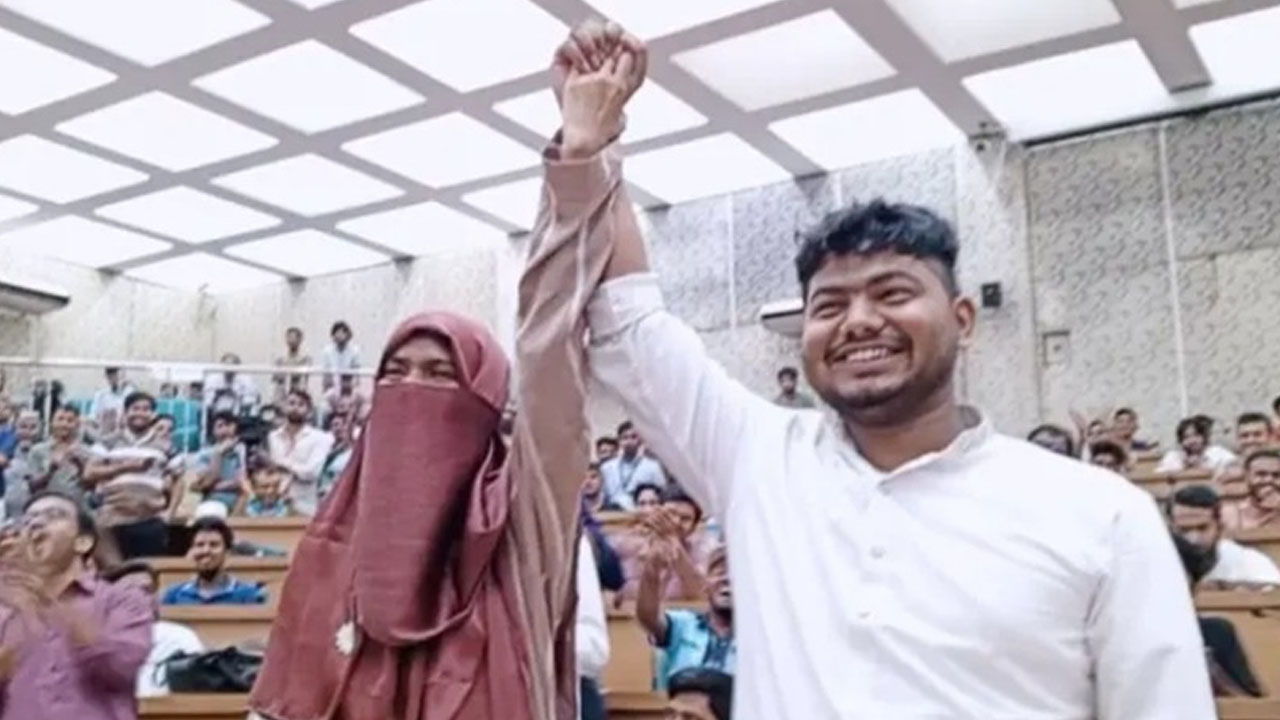 ডাকসু নির্বাচনে স্বামী-স্ত্রীর জয়
