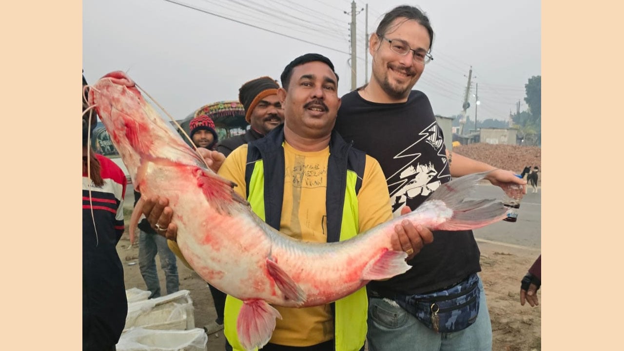পদ্মার মাছের টানে দৌলতদিয়ায় অস্ট্রেলিয়ান নাগরিক ‘ডন’