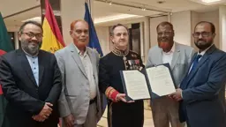 স্পেনের জাতীয় দিবসের অনুষ্ঠানে জামায়াত সেক্রেটারির অংশগ্রহণ