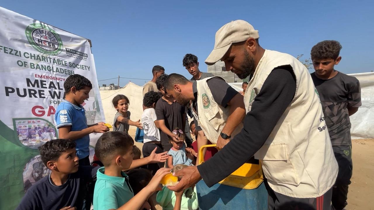 মানবিক সংকটে তিন দেশে ধারাবাহিক কার্যক্রমে হাফেজ্জী চ্যারিটেবল