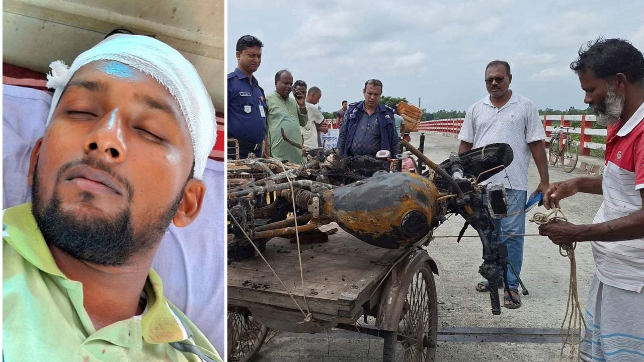 ব্যবসায়ীকে মারধর-মোটরসাইকেল পোড়ানোর অভিযোগ ছাত্রদল নেতার বিরুদ্ধে