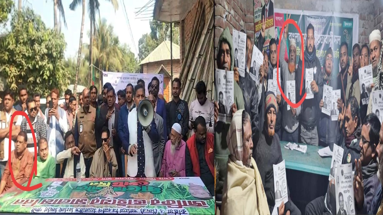 কুষ্টিয়ায় বিএনপির নির্বাচনি প্রচারে ইবির দুই কর্মকর্ত