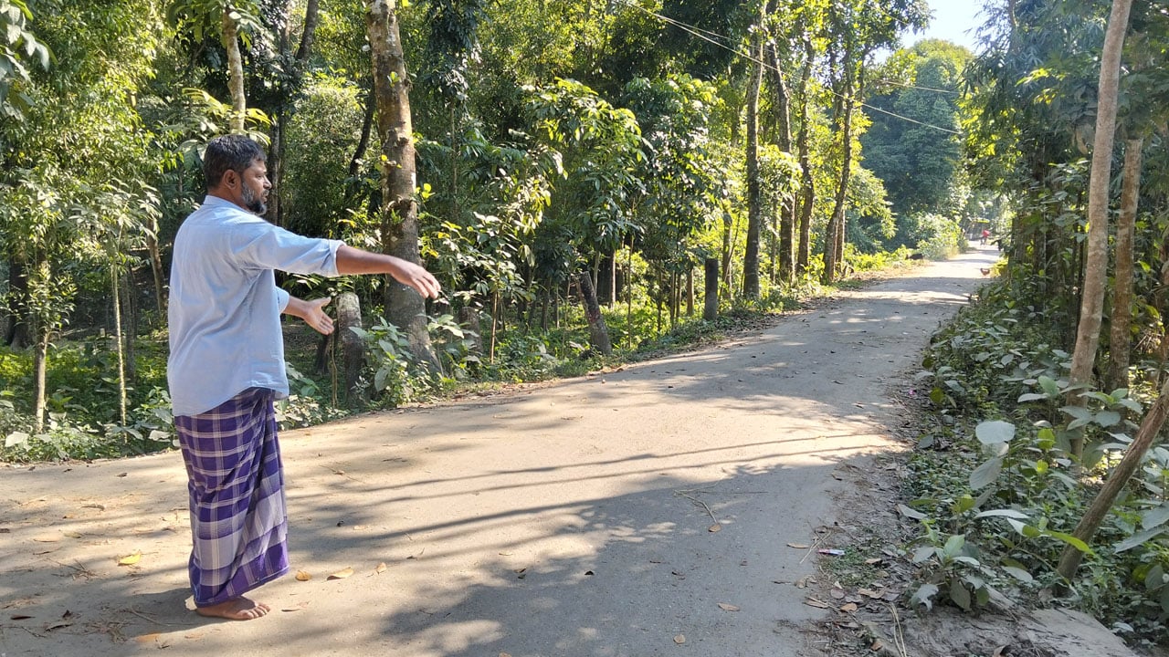 পাকা সড়কের নিচে চাপা নগর বধ্যভূমি, নেই সংরক্ষণের উদ্যোগ