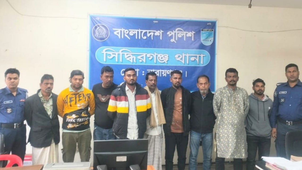 নারায়ণগঞ্জে ‘ডেভিল হান্ট ফেজ-২’র অভিযানে গ্রেপ্তার ১৯