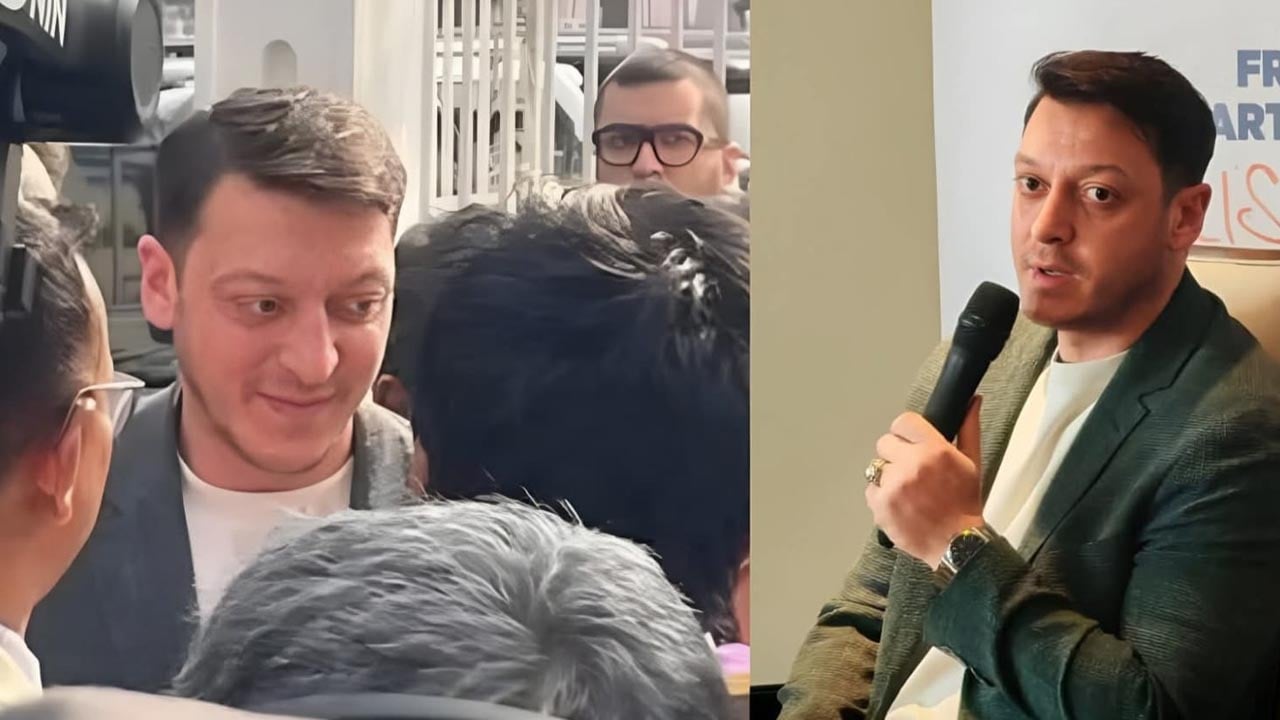 ঢাবি ক্যাম্পাসে মেসুত ওজিল ও এরদোয়ান পুত্র