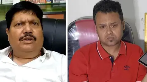 বিজেপি অফিসের সামনে গায়ে কেরোসিন ঢেলে ‘আত্মহত্যা করবেন’ পশ্চিমবঙ্গের বিধায়ক 