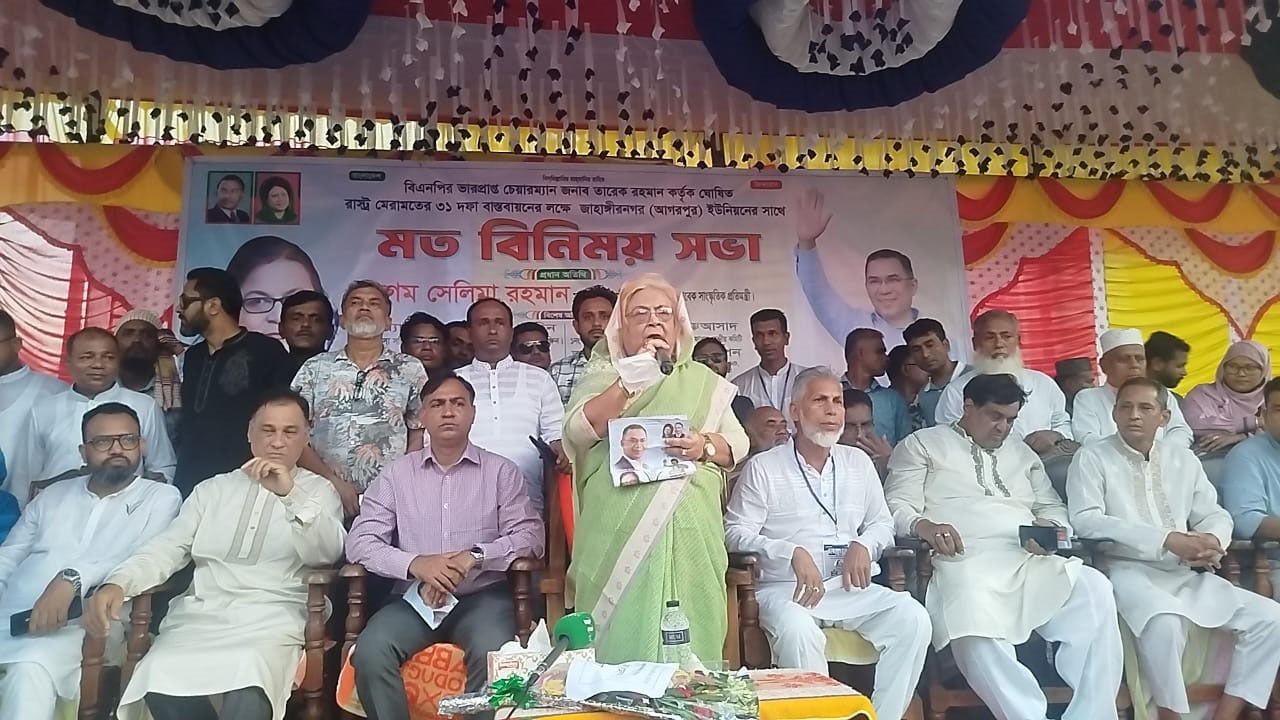 নির্বাচন পেছানোর ষড়যন্ত্র বিএনপি মেনে নেবে না: সেলিমা রহমান