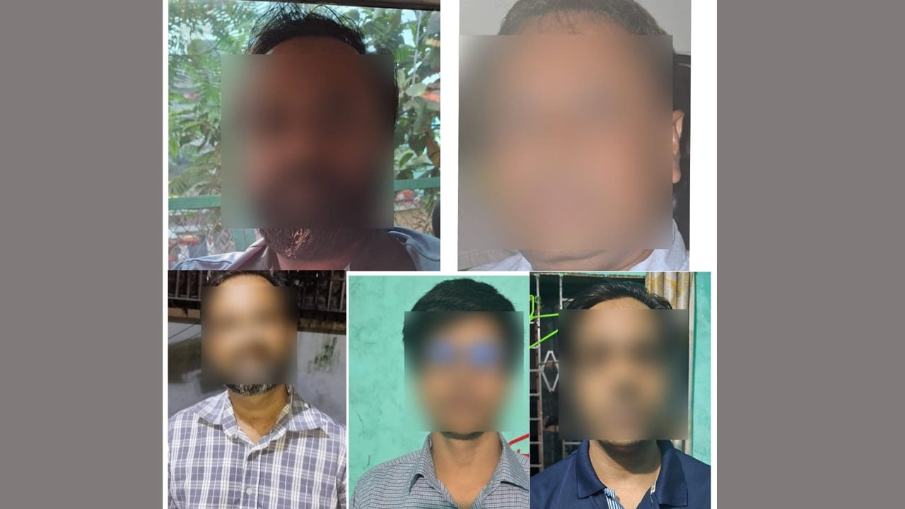 রাজধানীতে আ.লীগের ৫ নেতা গ্রেপ্তার