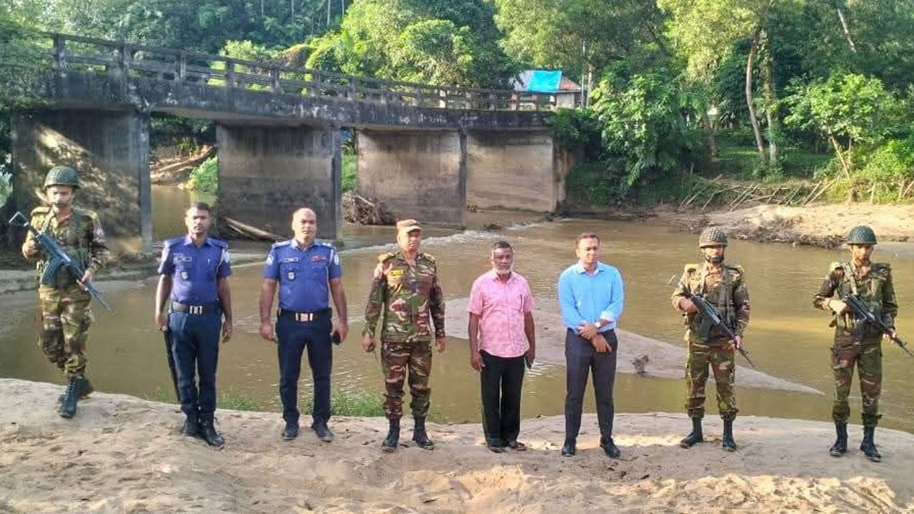 শ্রীমঙ্গলে অবৈধ বালু উত্তোলনের বিরুদ্ধে টাস্কফোর্সের অভিযান