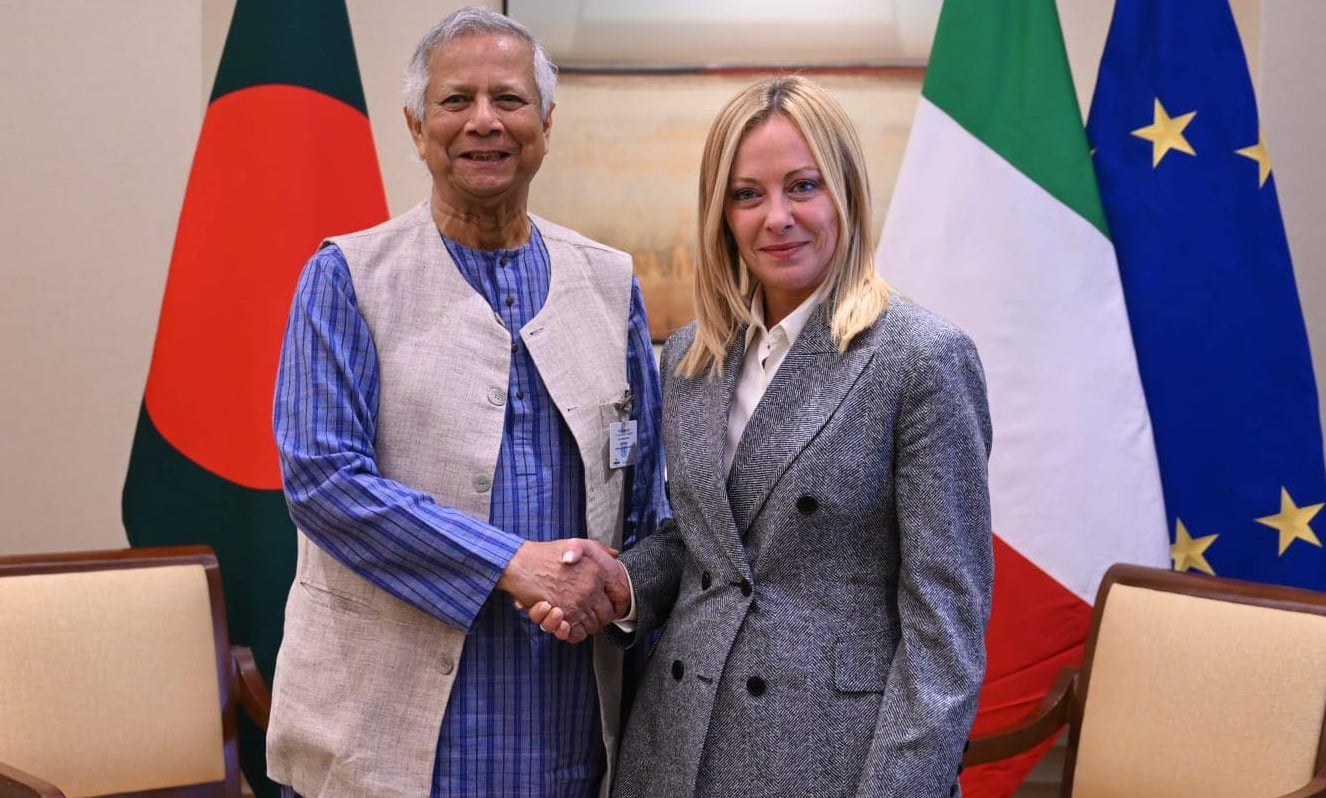 ড. ইউনূসের সঙ্গে ইতালির প্রধানমন্ত্রীর বৈঠক