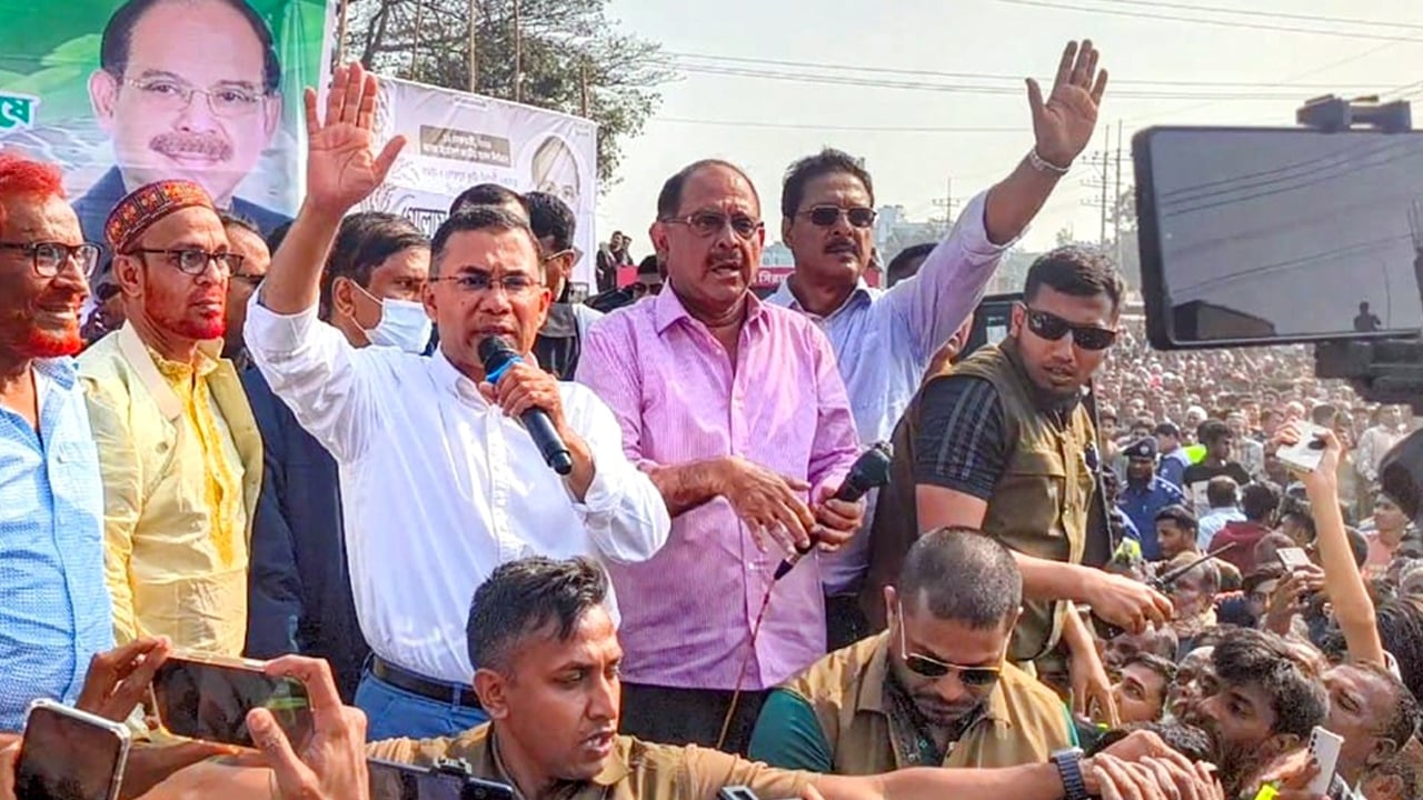 ধানের শীষ যতবার দেশ চালিয়েছে, ততবারই দেশের উন্নয়ন হয়েছে: তারেক রহমান