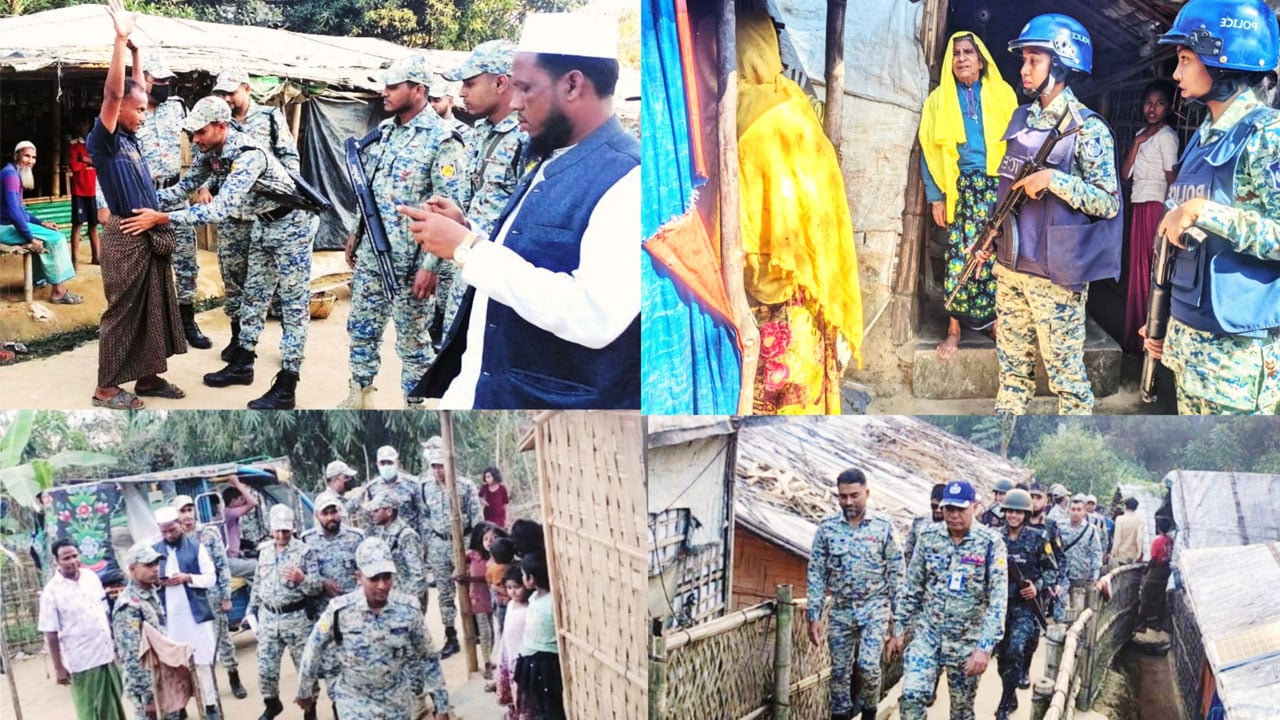 ছয় মাসে দুই শতাধিক অভিযান রোহিঙ্গা ক্যাম্পে, গ্রেপ্তার ১০৮