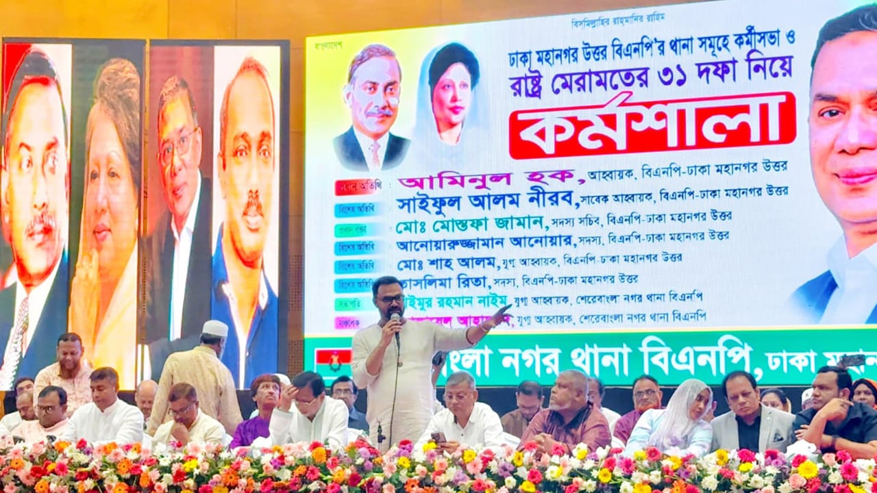 গণতন্ত্র প্রতিষ্ঠায় দ্রুত নির্বাচন দিন: আমিনুল হক