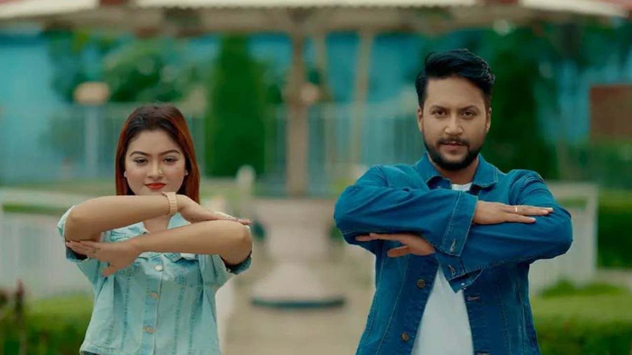 মিউজিক ভিডিওতে আশিক চৌধুরী, সঙ্গে রিমু