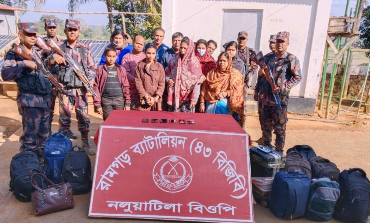 ভারতে অনুপ্রবেশের চেষ্টা, ১২ বাংলাদেশি আটক