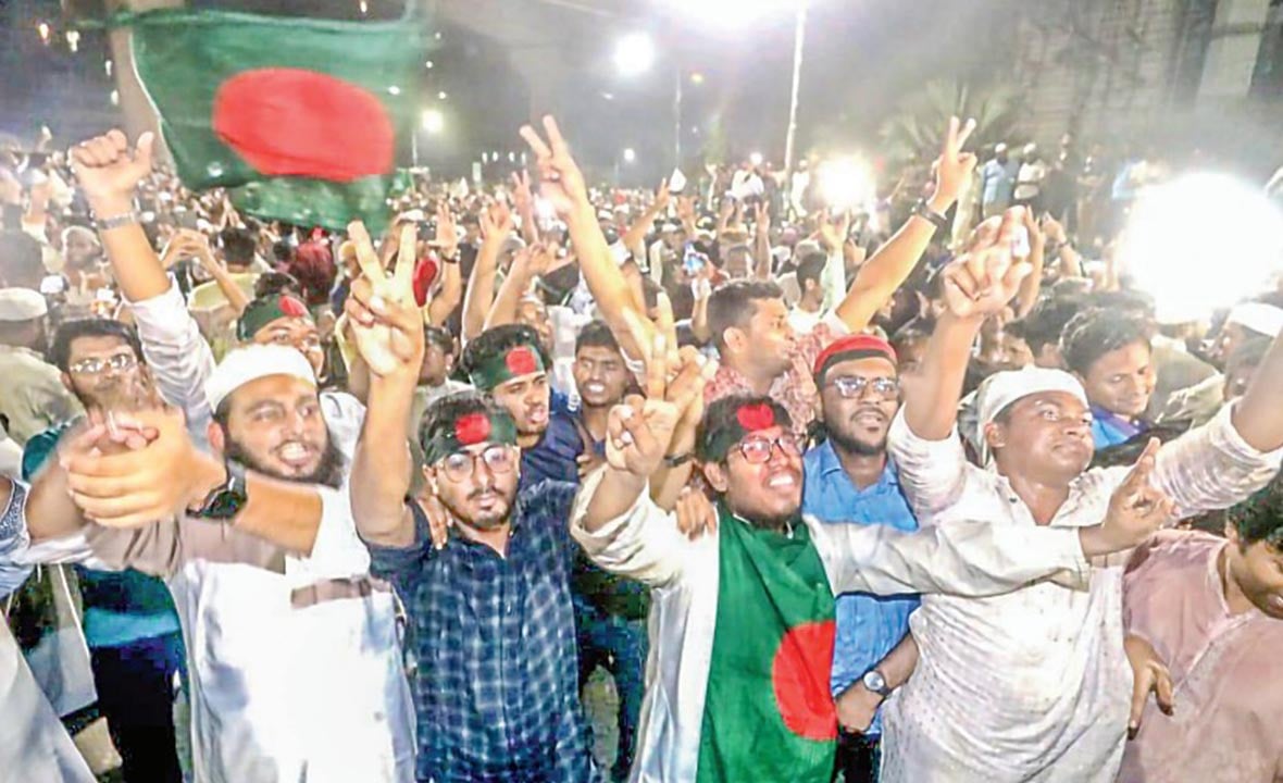 আওয়ামী লীগ নিষিদ্ধে স্বস্তি, উল্লাস