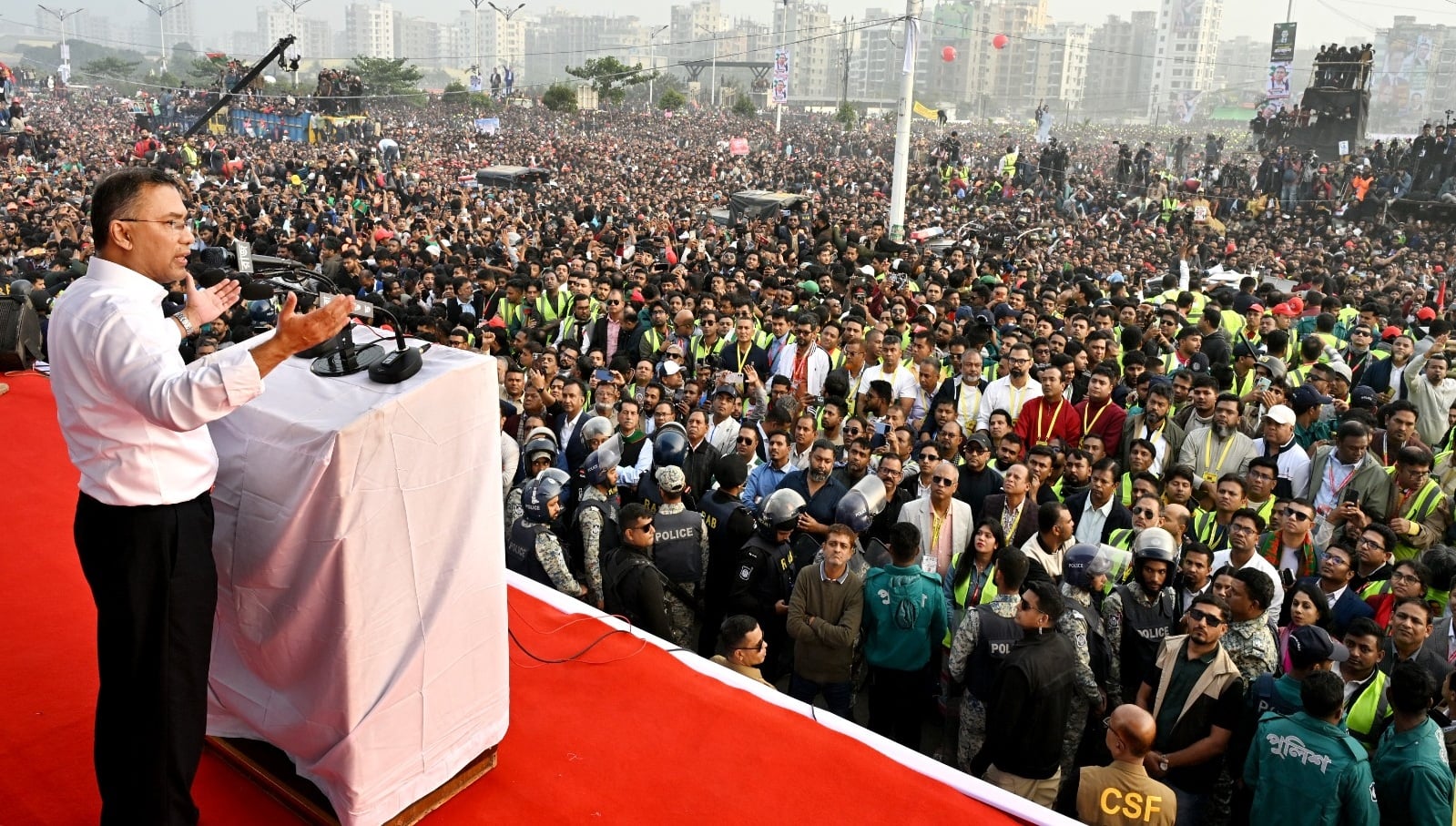 ইতিহাস গড়ে ফিরলেন তারেক রহমান