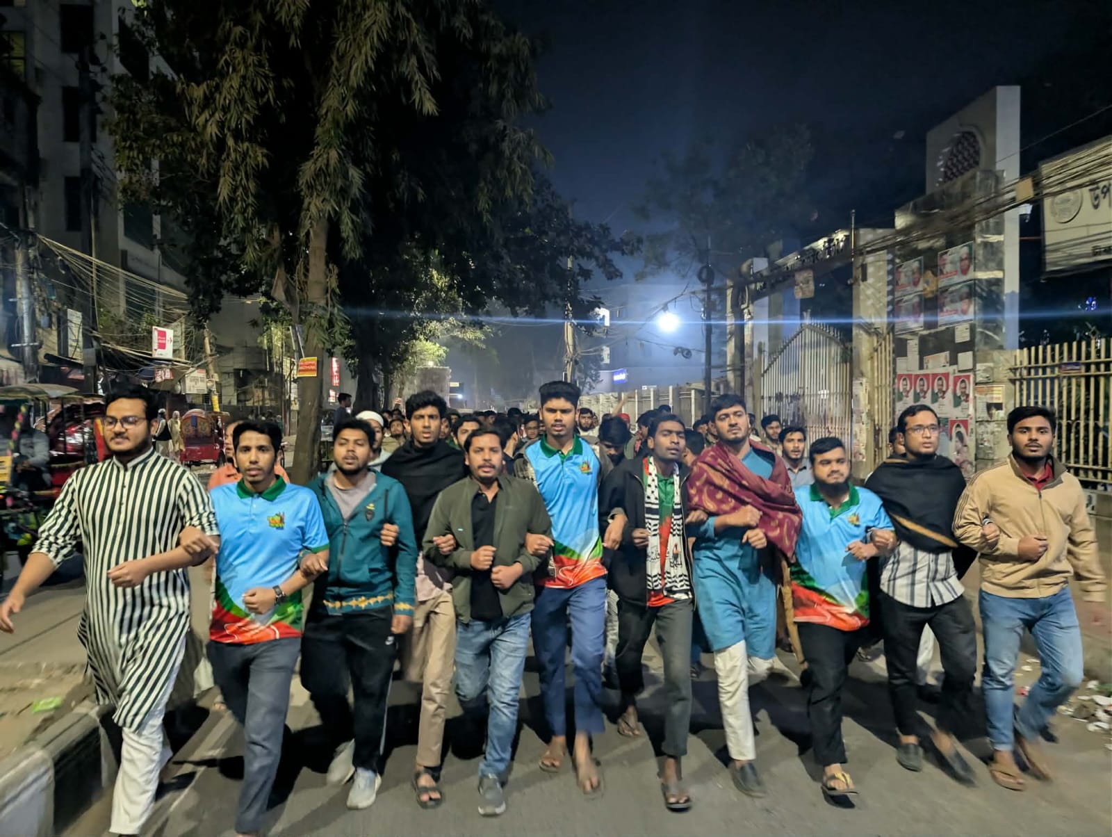 শেরপুরে জামায়াত নেতা নিহতের প্রতিবাদে জবিতে বিক্ষোভ