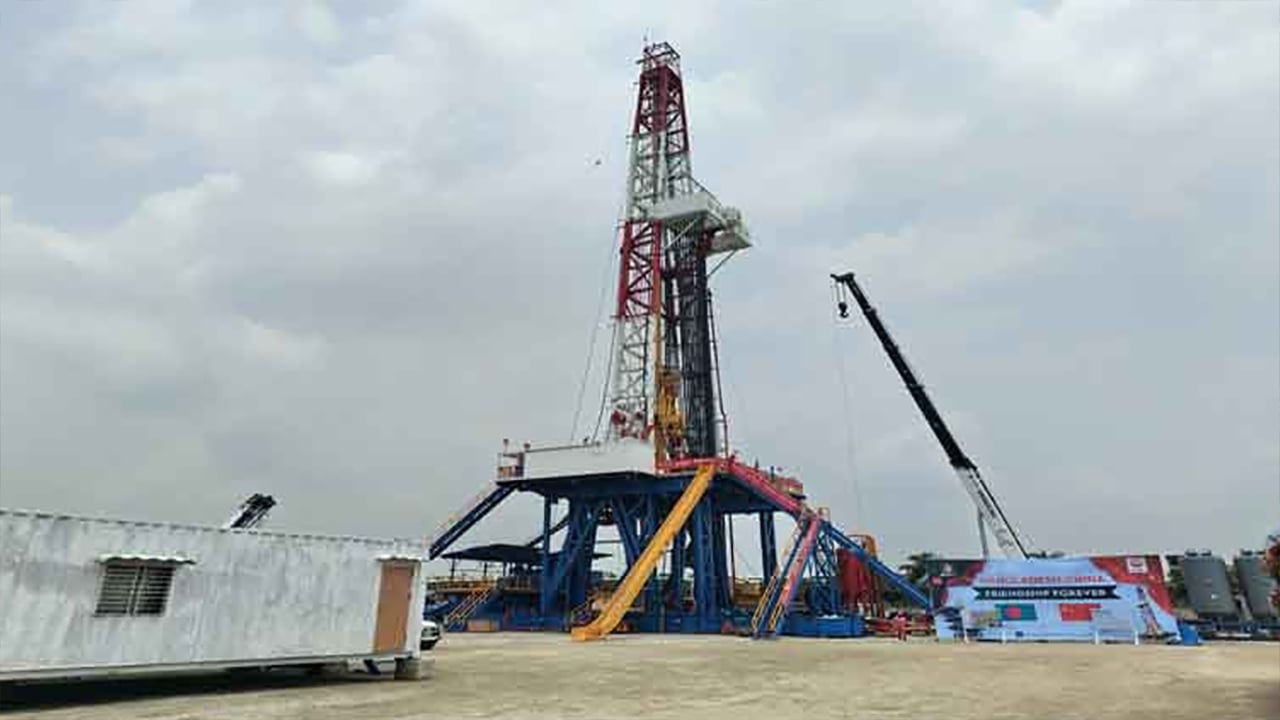 ব্রাহ্মণবাড়িয়ার তিতাসে দেশের প্রথম গভীর অনুসন্ধান কূপ