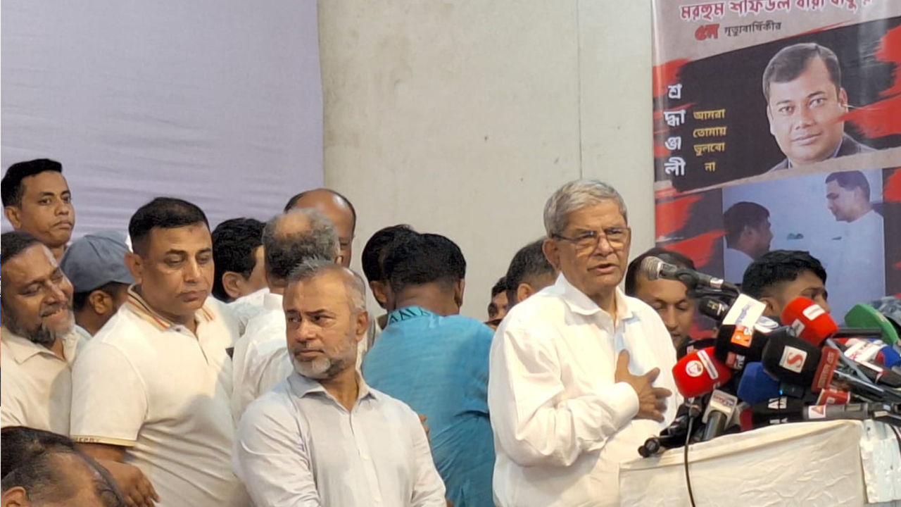 অবিলম্বে সংস্কার শেষ ও সনদ ঘোষণা করুন, সরকারকে ফখরুল