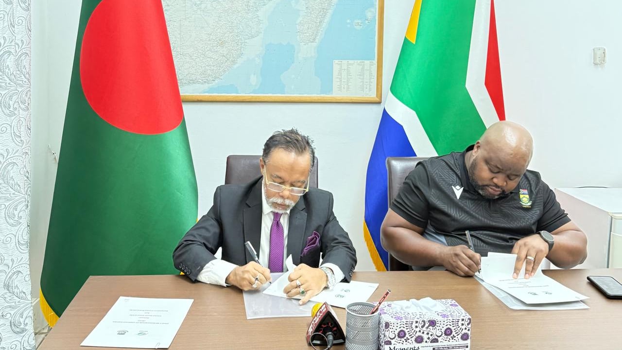 ক্রিকেটীয় উন্নয়নে বাংলাদেশ-দক্ষিণ আফ্রিকার চুক্তি