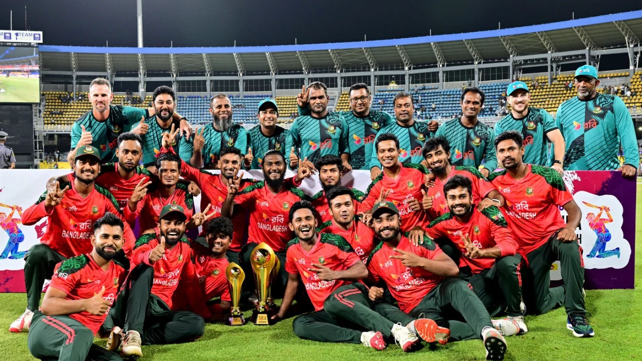 ট্রফি জয়ী দল নিয়েই পাকিস্তান সিরিজে বাংলাদেশ