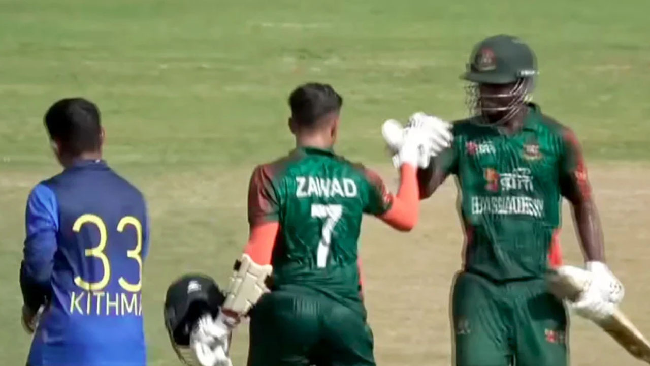 সিরিজে এগিয়ে গেল যুবারা