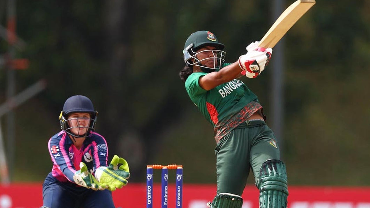 স্কটল্যান্ডকে হারিয়ে সুপার সিক্সে বাংলাদেশ
