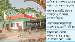 হিন্দু পরিবারের বাড়ি দখলের অভিযোগ স্বেচ্ছাসেবক দল নেতার বিরুদ্ধে