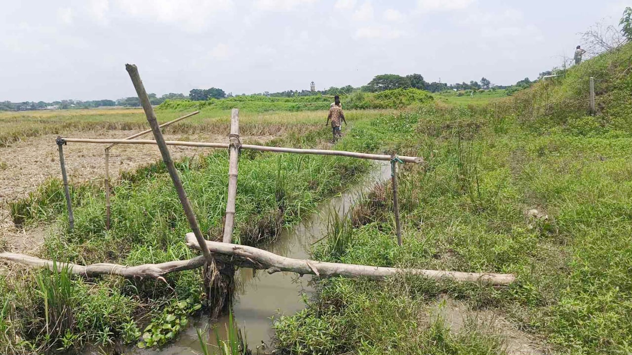 দখল-ভরাটে বিলীন ঐতিহ্যবাহী খাল, দুর্ভোগে কৃষক