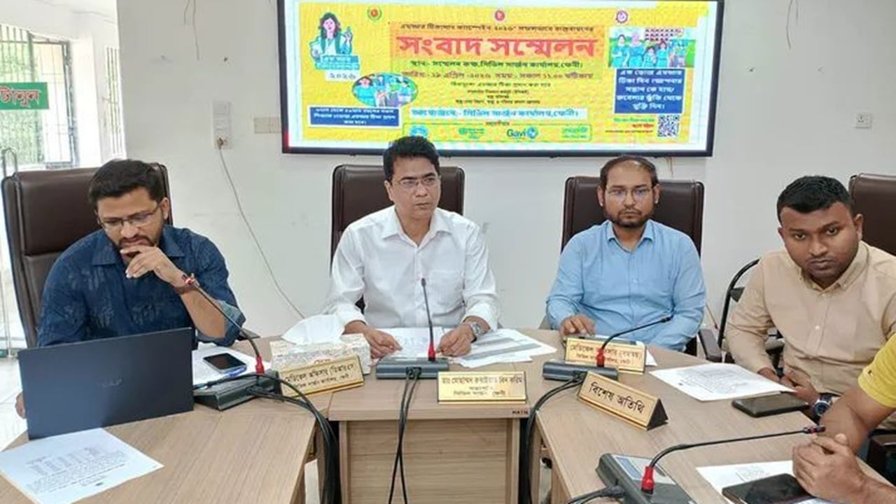 ফেনীতে ১৯৩৪২১ শিশু পাবে হাম রুবেলা টিকা