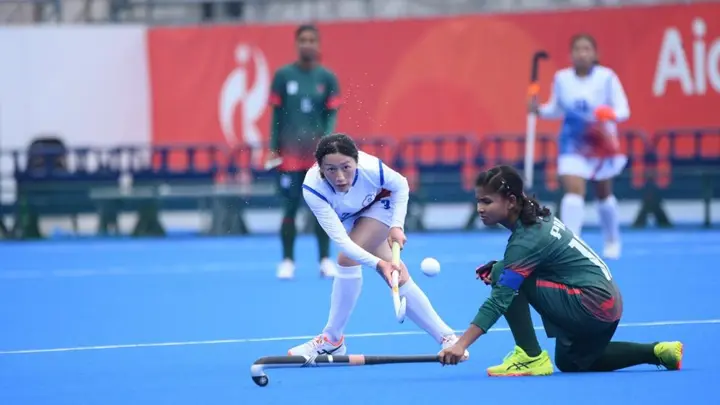 লিড নিয়েও চাইনিজ তাইপের কাছে হার মেয়েদের