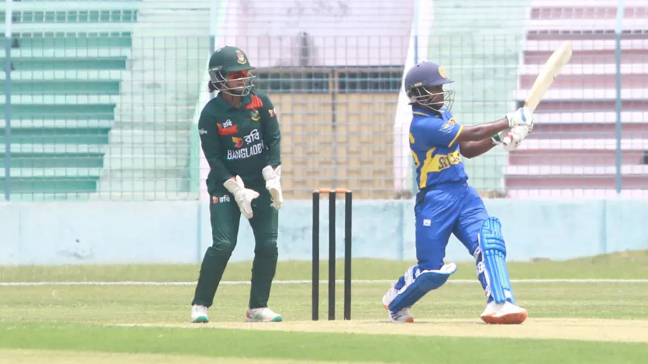 বাংলাদেশকে থামিয়ে সিরিজে সমতায় শ্রীলঙ্কা