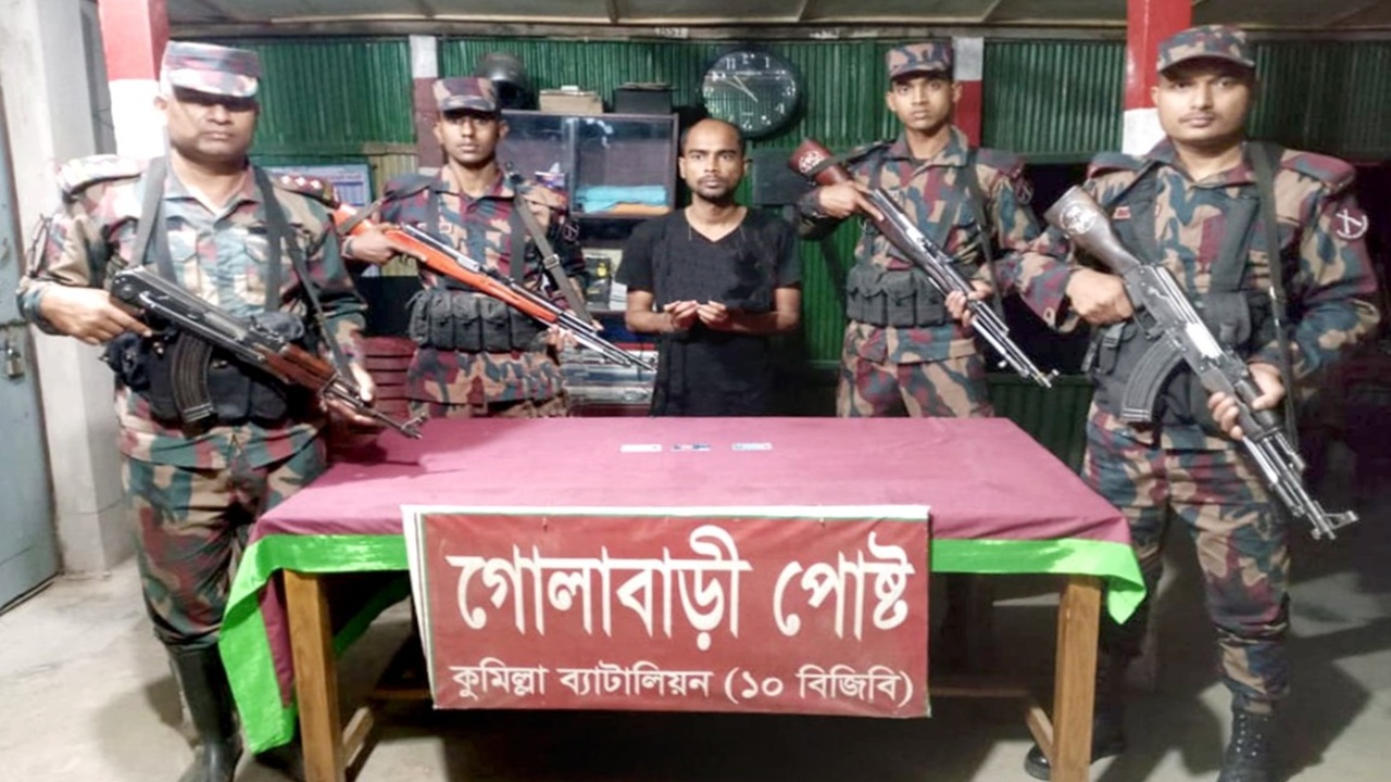 অবৈধভাবে অনুপ্রবেশ করায় কুমিল্লায় ভারতীয় নাগরিক আটক