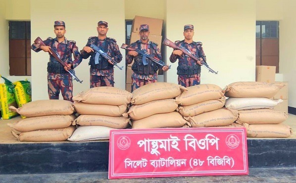 সিলেট সীমান্তে চোরাই পণ্যসহ ২ ভারতীয় নাগরিক আটক