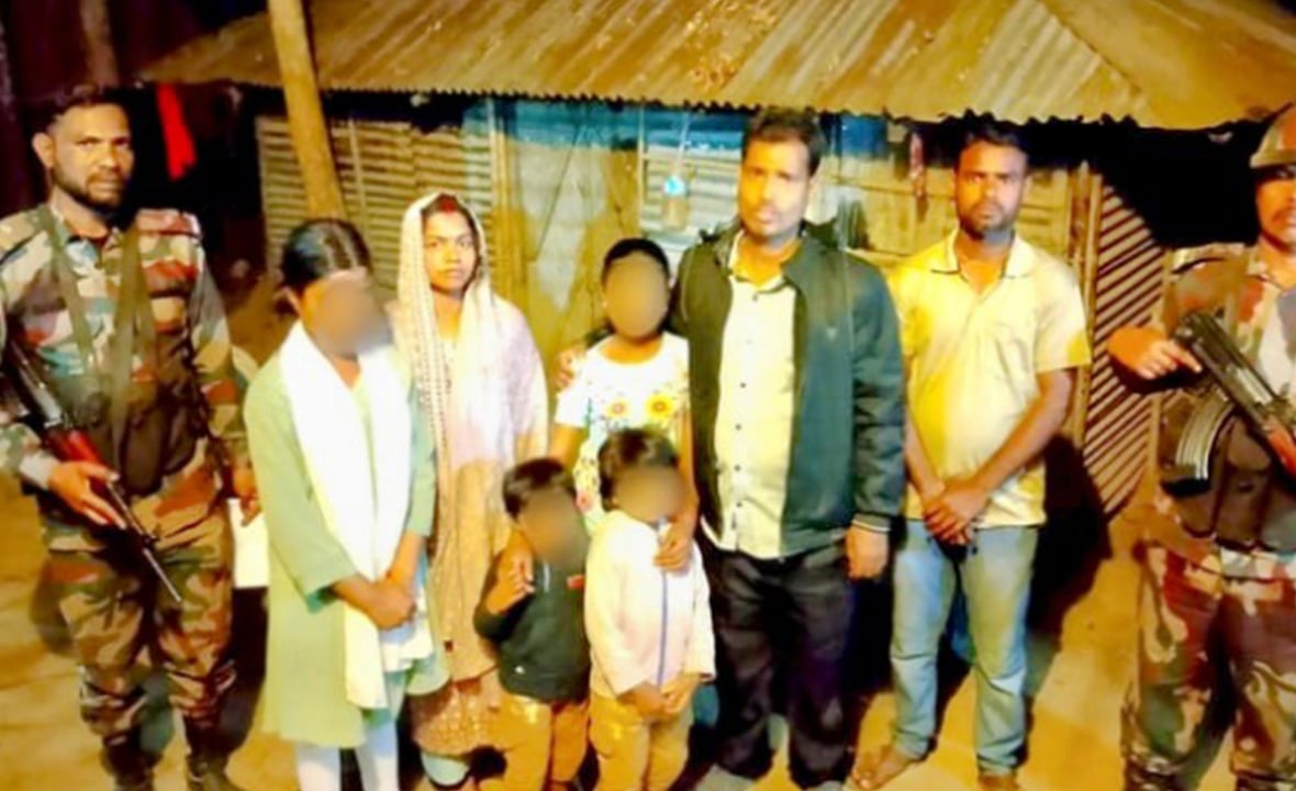কুলাউড়ায় অবৈধ সীমান্ত অতিক্রমের অভিযোগে গ্রেপ্তার ৭