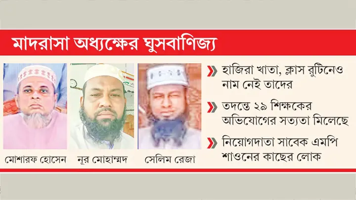 ক্লাস নেন না, তবুও দুই যুগ ধরে তারা শিক্ষক  