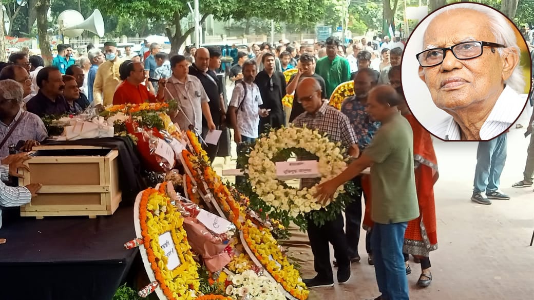 আহমদ রফিকের লাশ হাসপাতালে হস্তান্তর