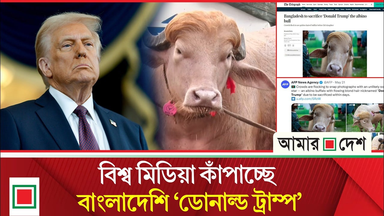 বাংলাদেশের ‘ডোনাল্ড ট্রাম্প’ এবার আন্তর্জাতিক সংবাদে