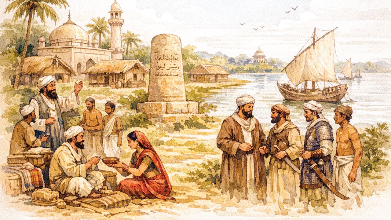 বাংলায় আরব মুসলিমদের বসতি ও স্থানীয় ঐতিহ্য